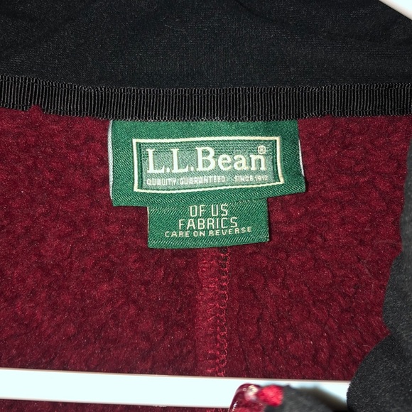 LL Bean Sherpa zip up jacket - Picture 4 of 5